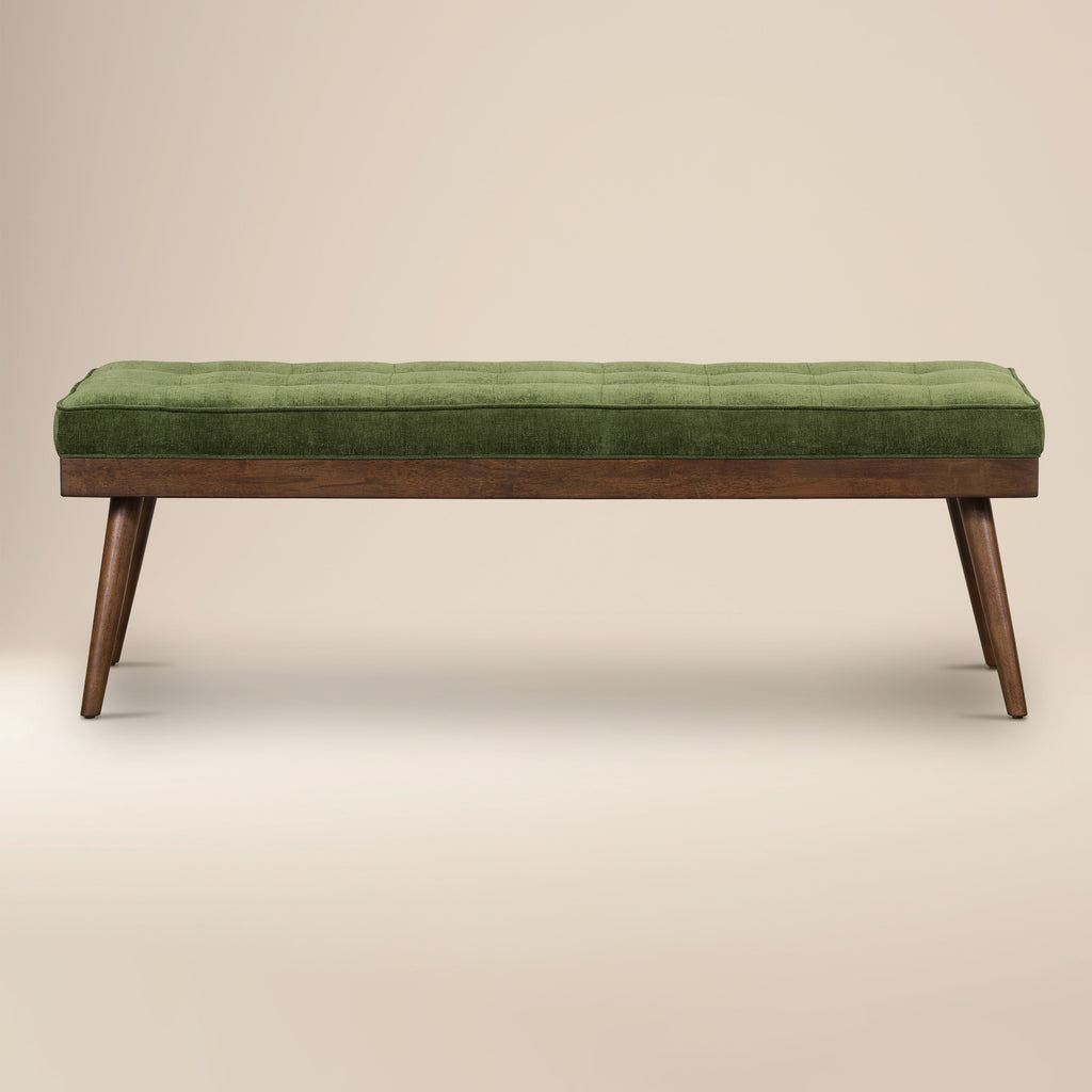 Banc en tissu | Vert vieilli