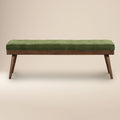 Banc en tissu | Vert vieilli