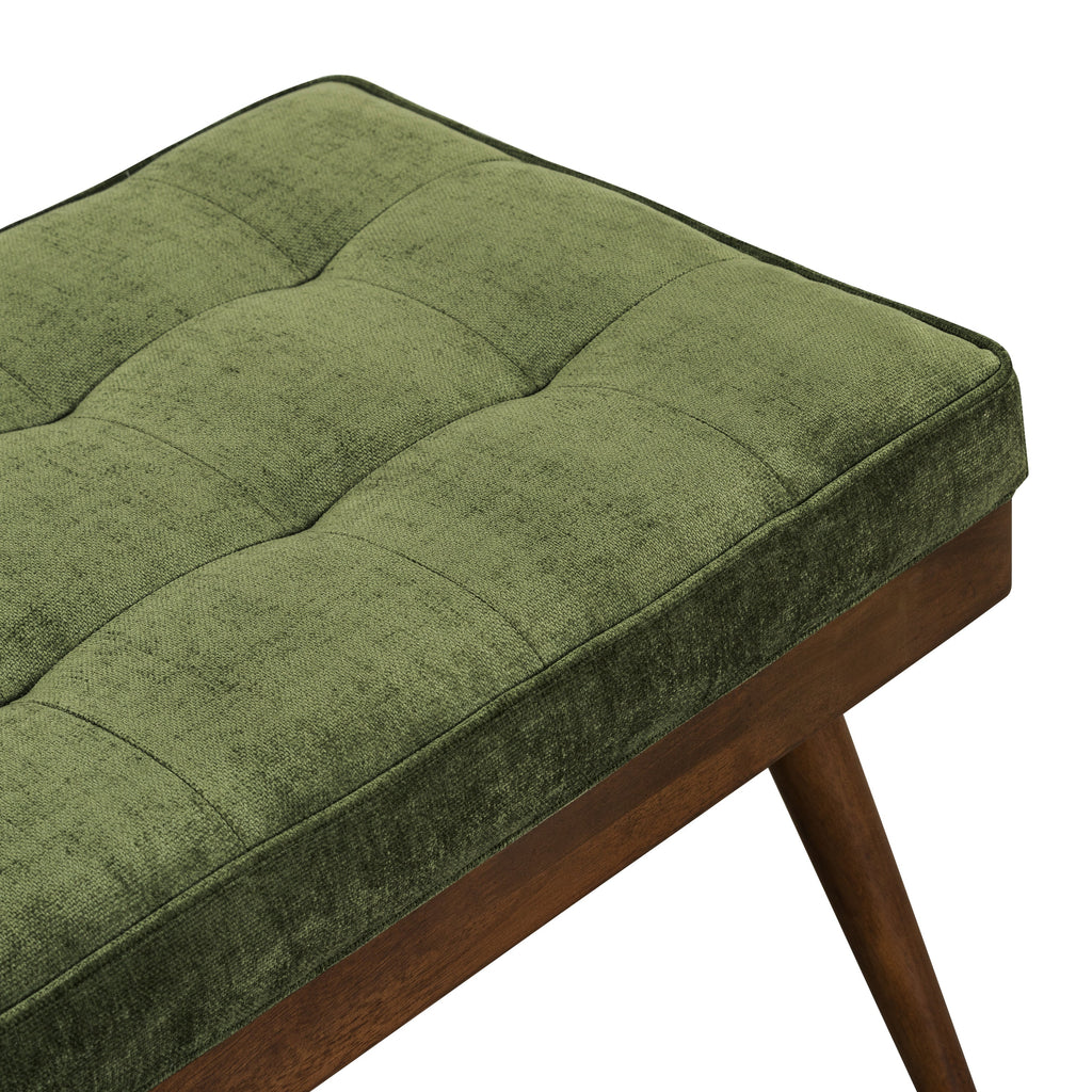 Banc en tissu | Vert vieilli