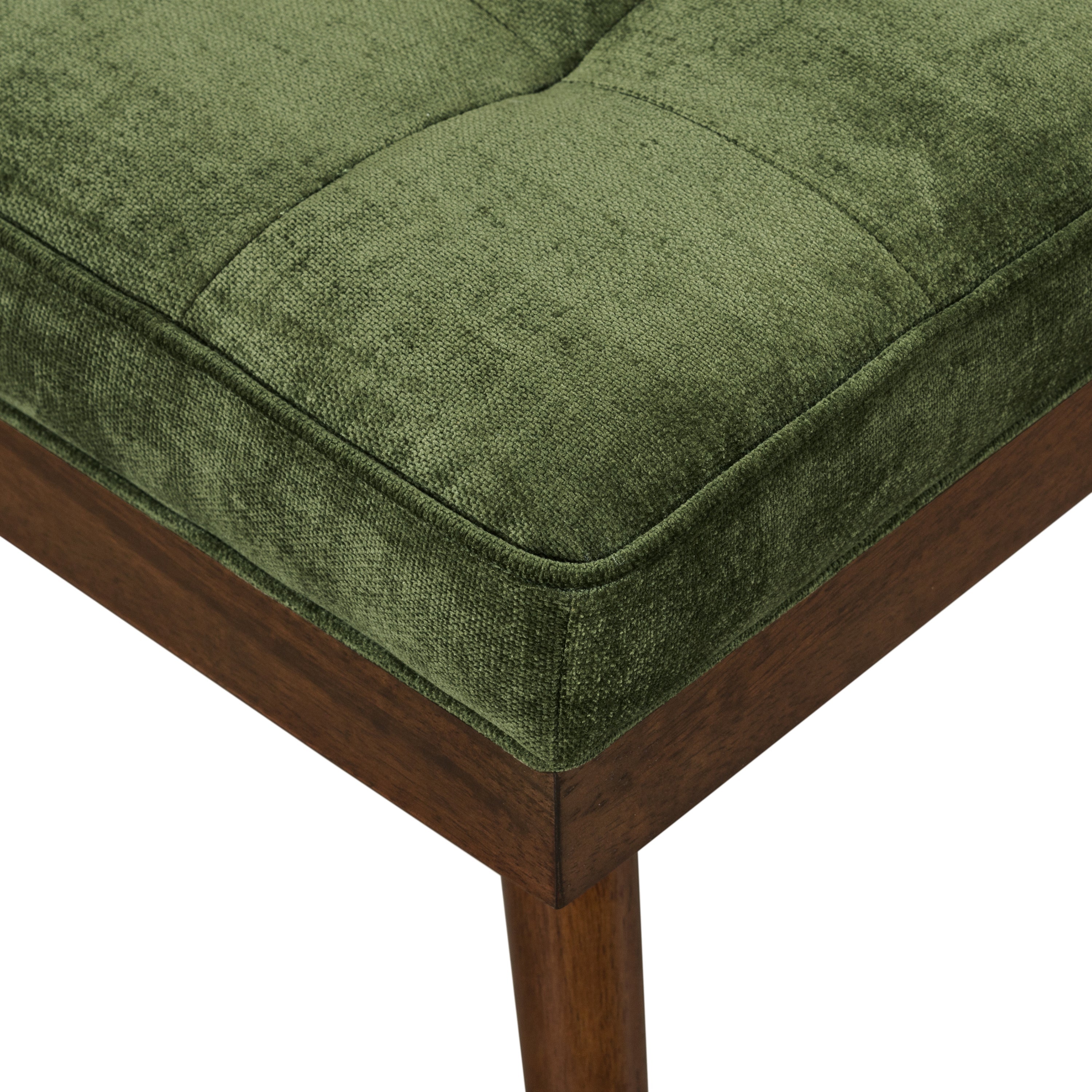 Banc en tissu | Vert vieilli