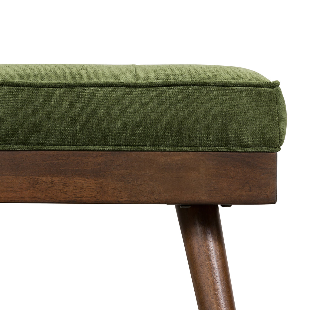 Banc en tissu | Vert vieilli