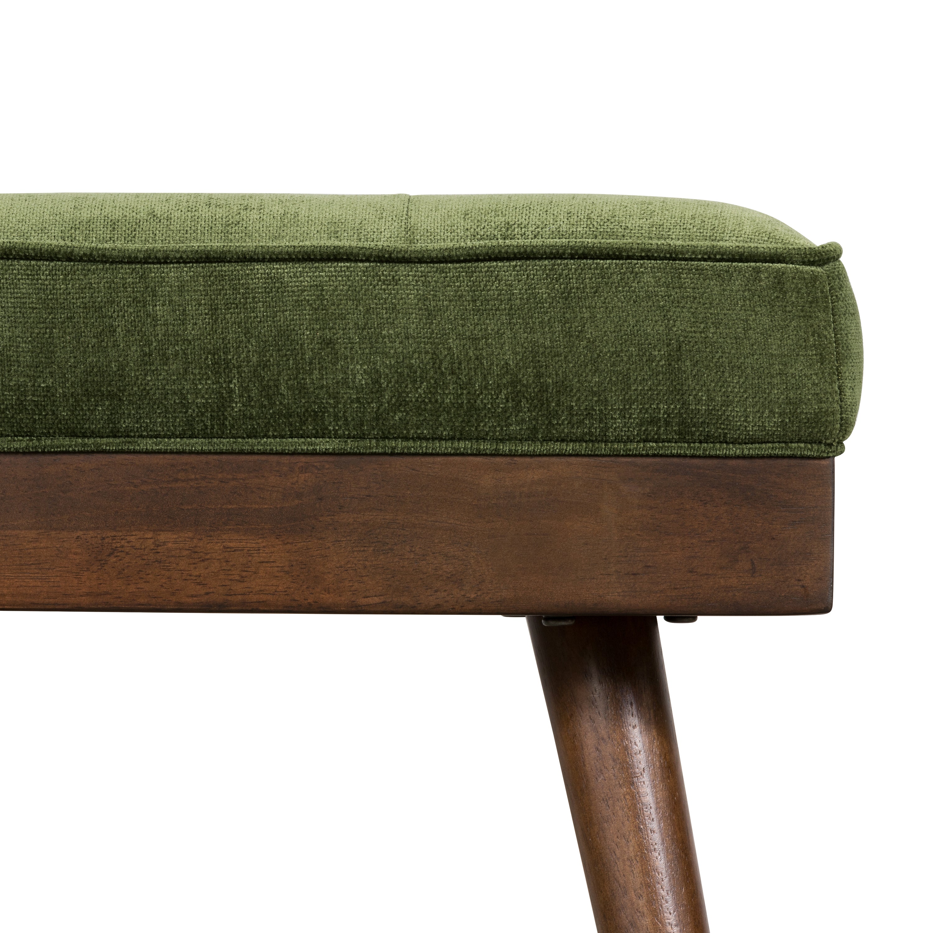 Banc en tissu | Vert vieilli