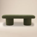 Banc | Bouclé vert fougère