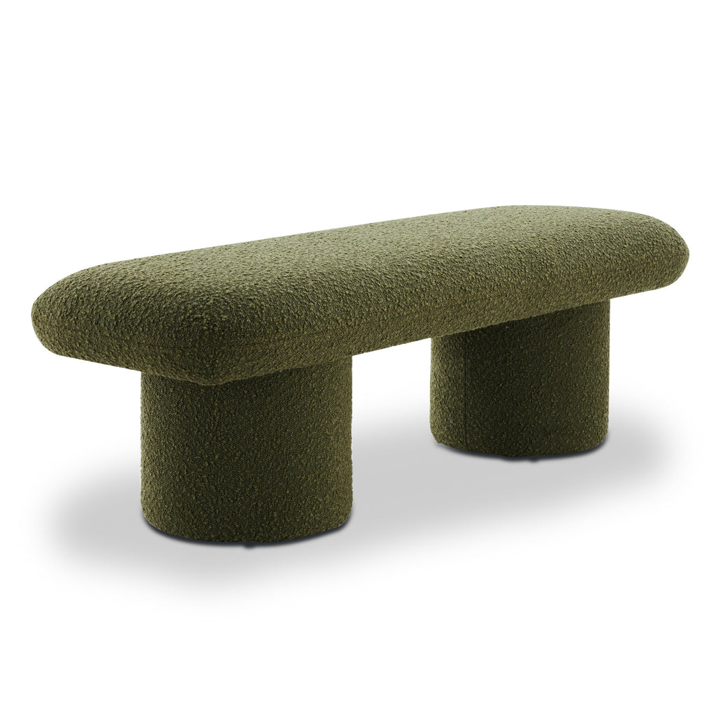 Banc | Bouclé vert fougère