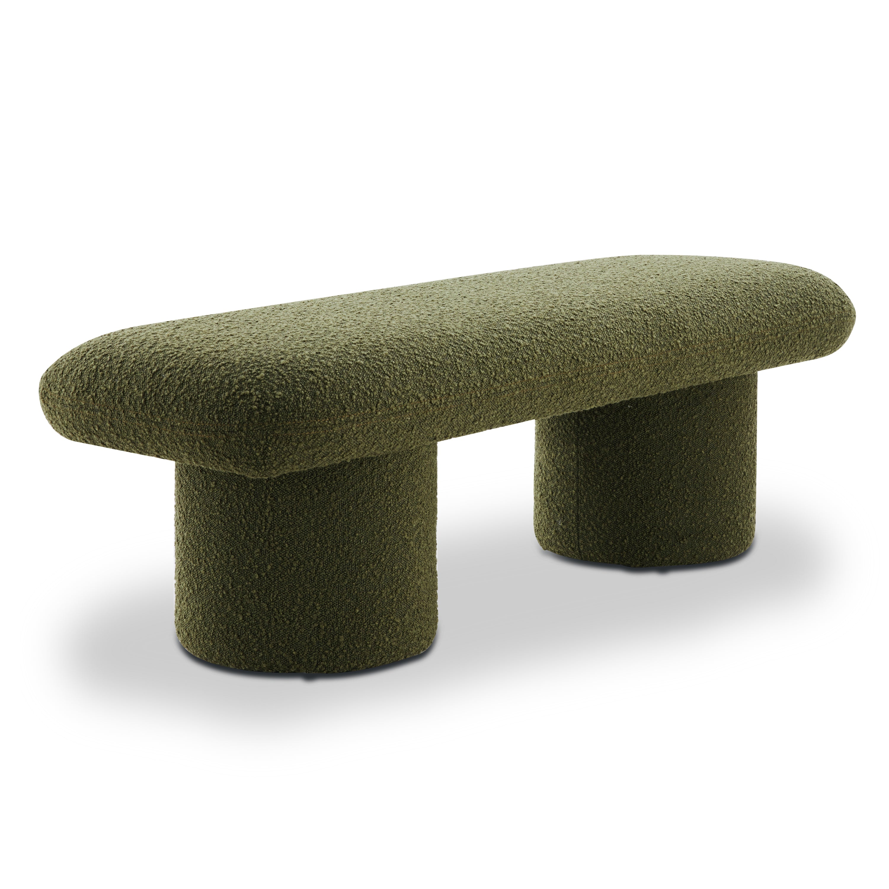 Banc | Bouclé vert fougère