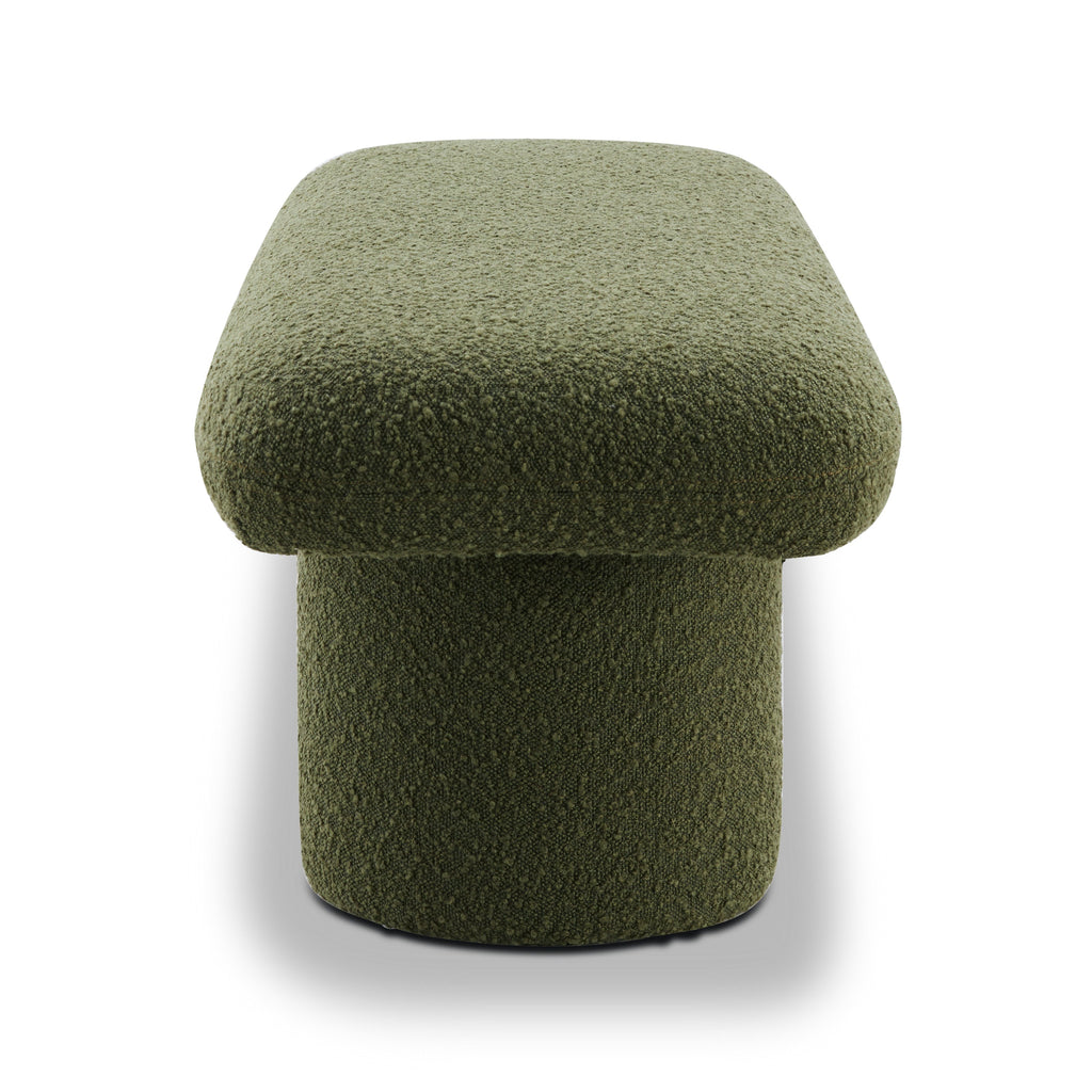 Banc | Bouclé vert fougère