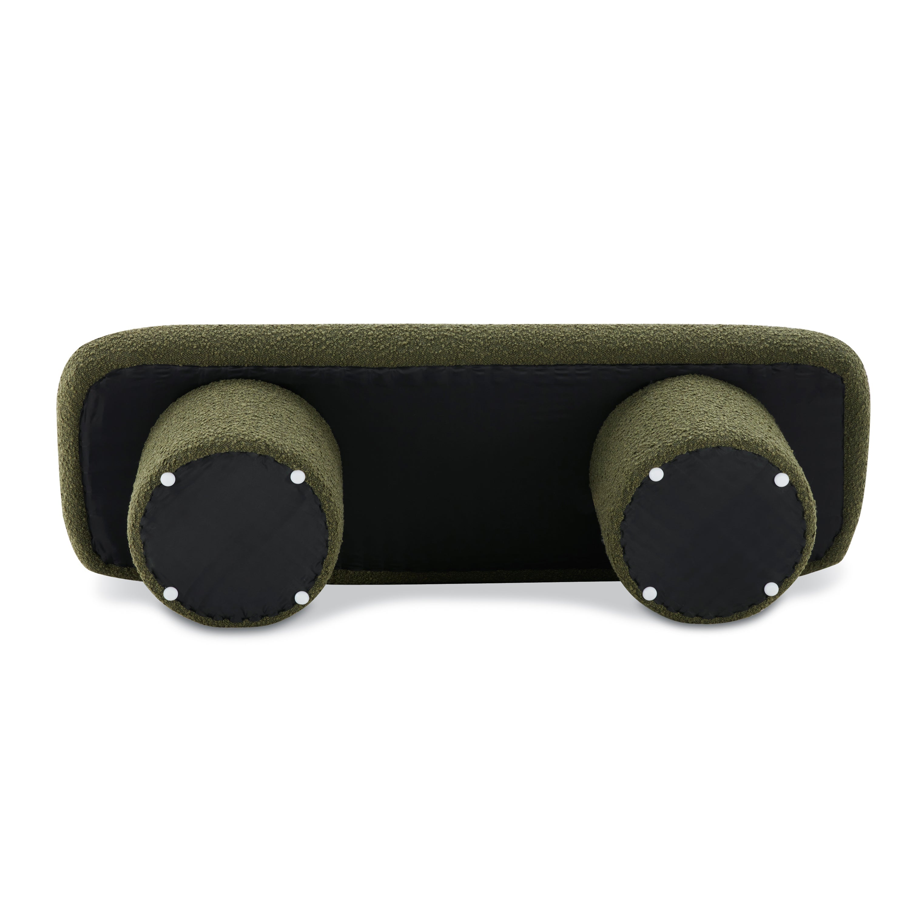 Banc | Bouclé vert fougère