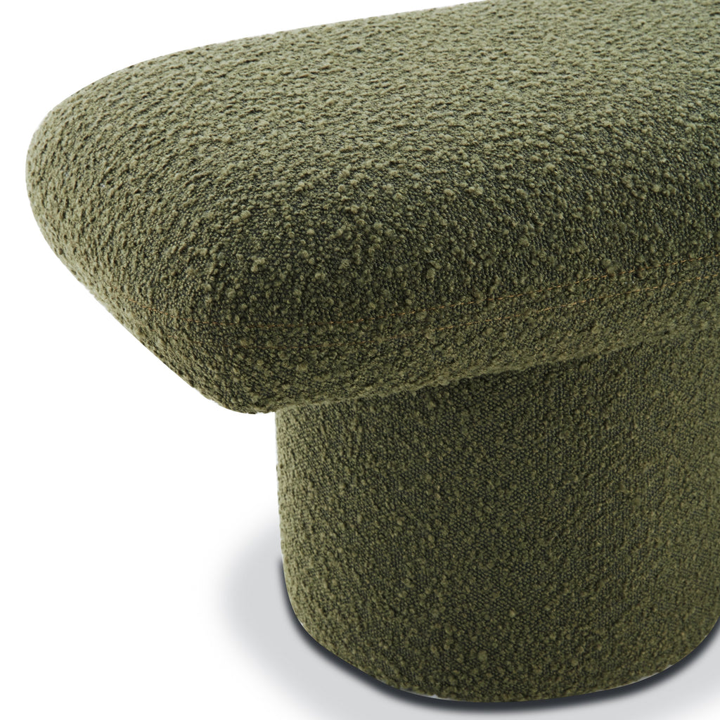 Banc | Bouclé vert fougère