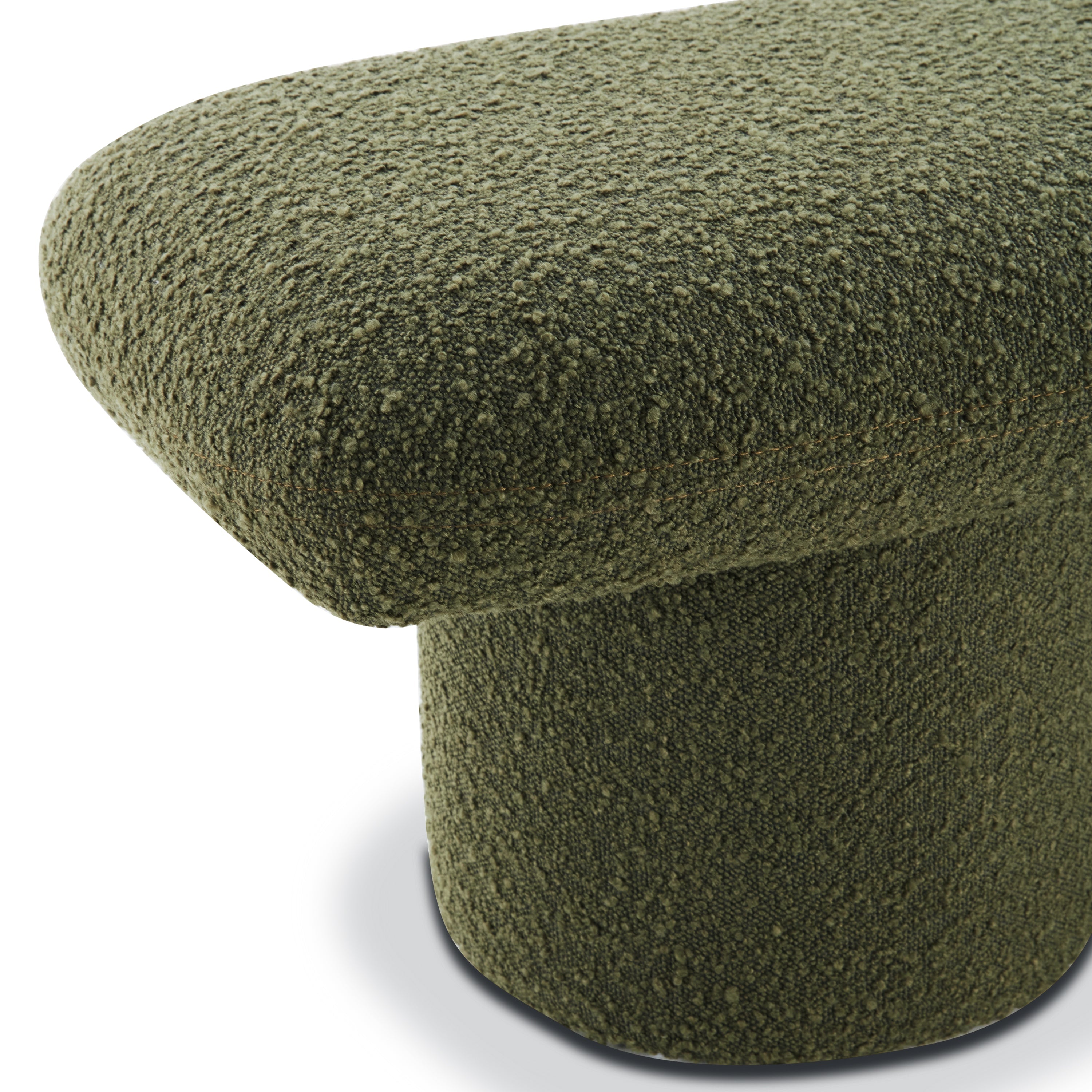 Banc | Bouclé vert fougère