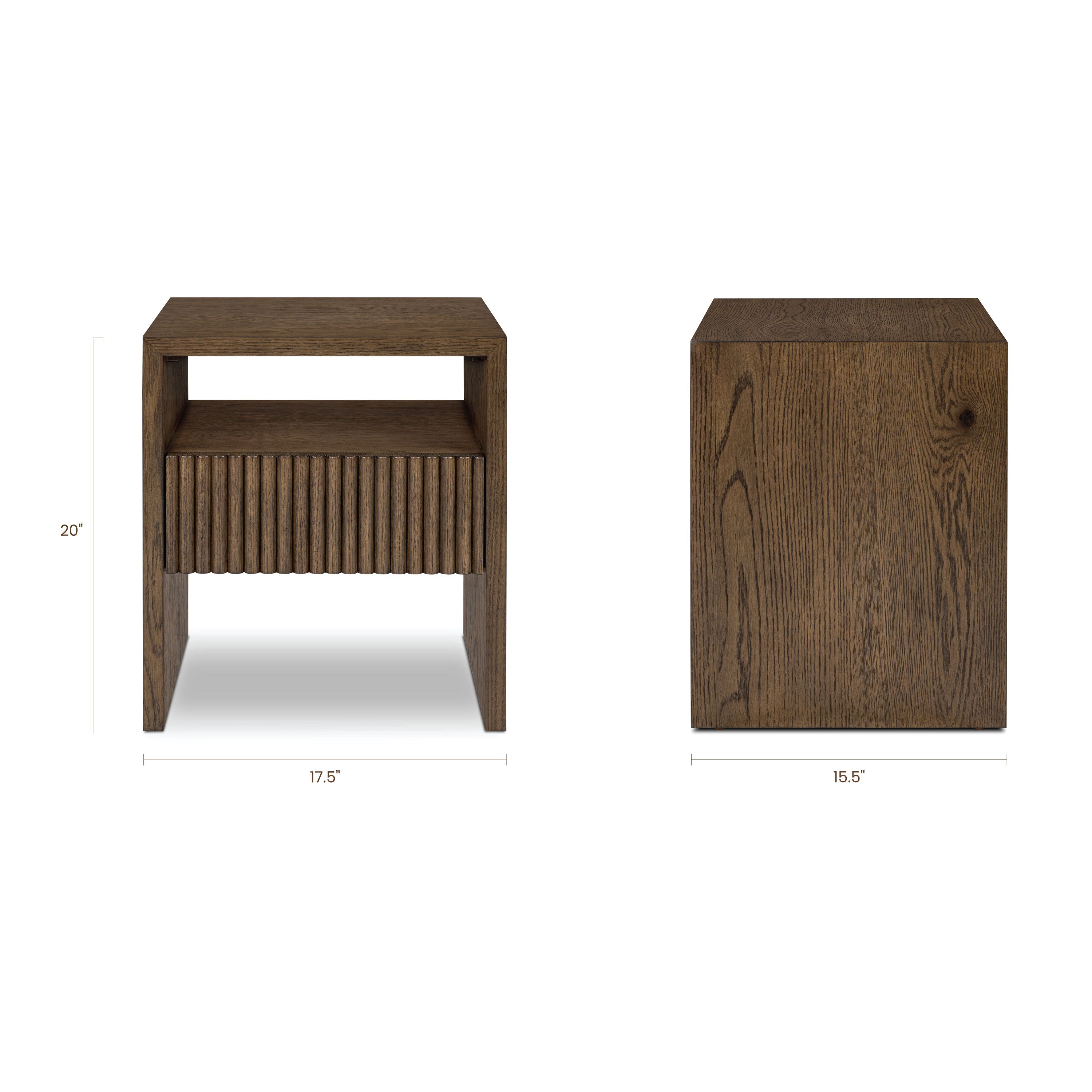 Table de chevet | Toundra Brun