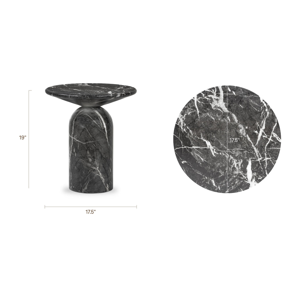 Table d'appoint | Marbre noir