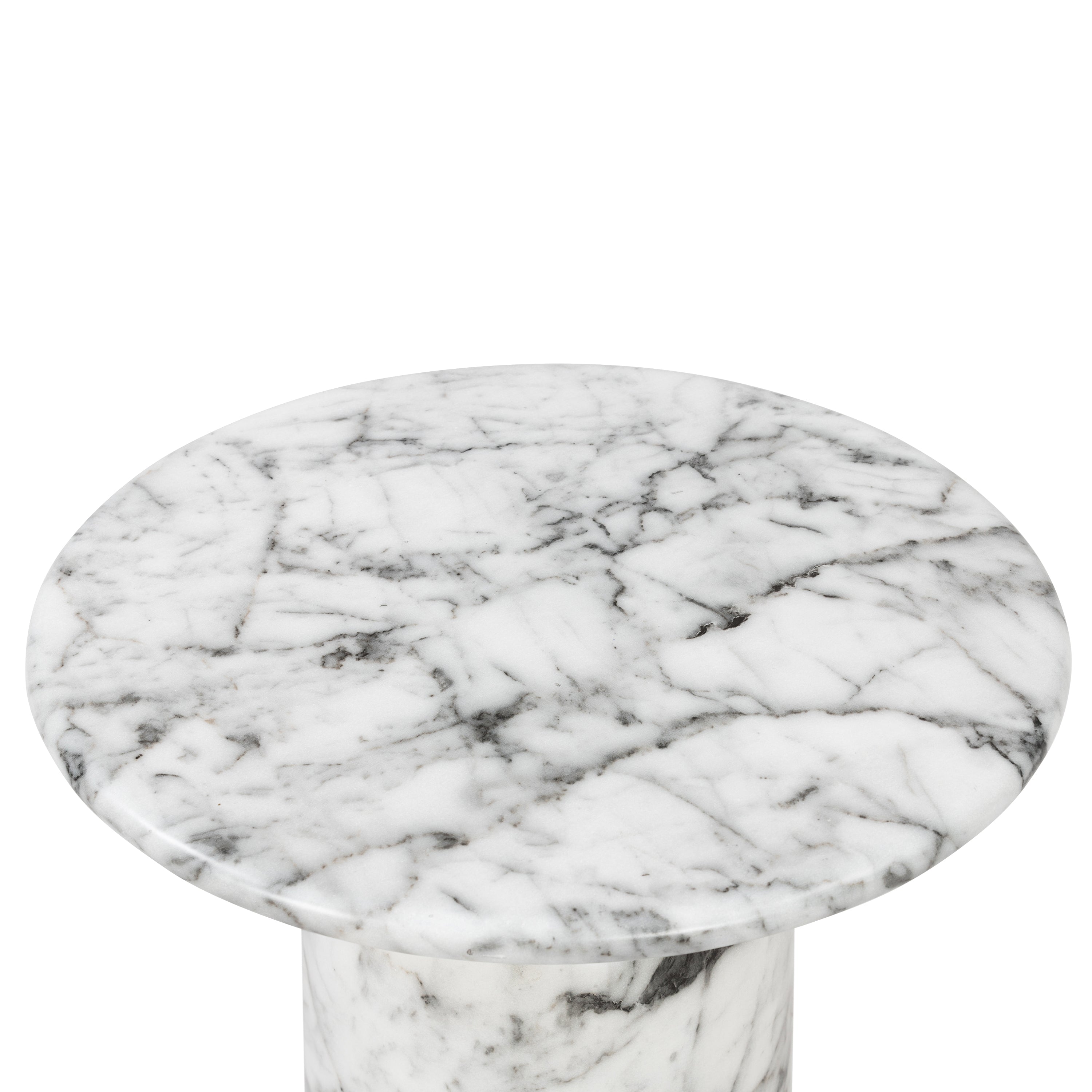 Table d'appoint | Marbre blanc
