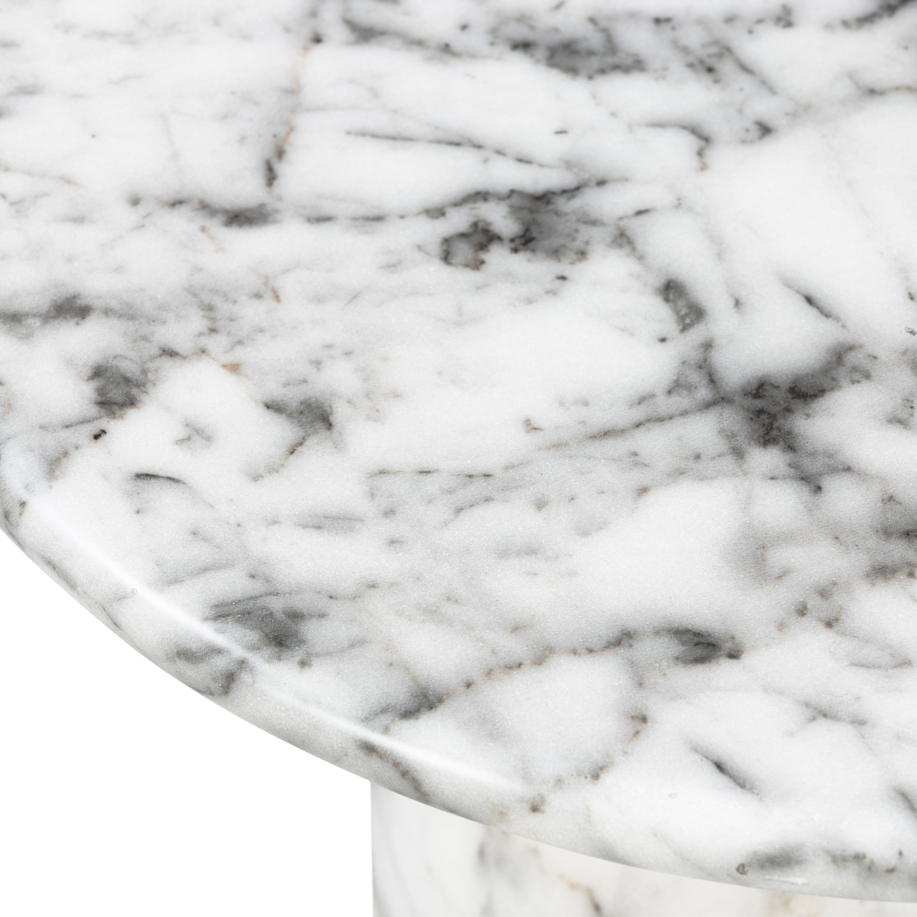 Table d'appoint | Marbre blanc