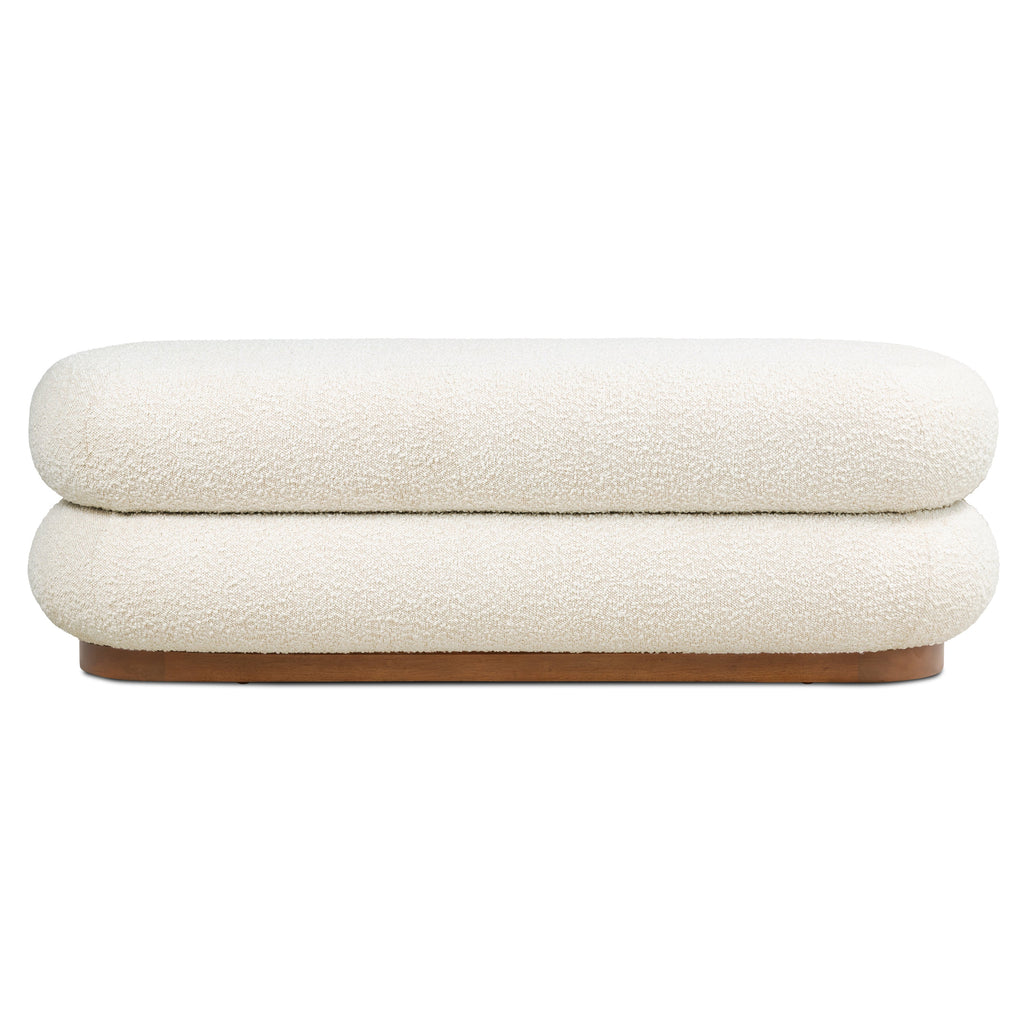 Banc | Bouclé Blanc Écume