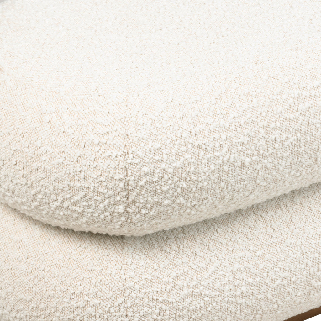 Banc | Bouclé Blanc Écume