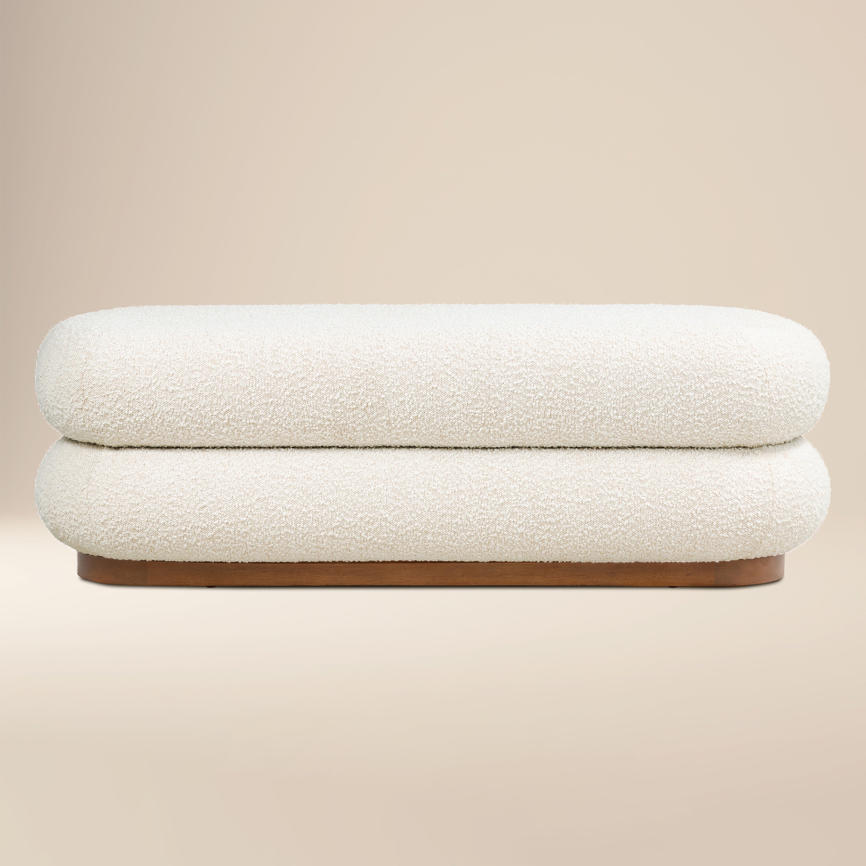 Banc | Bouclé Blanc Écume