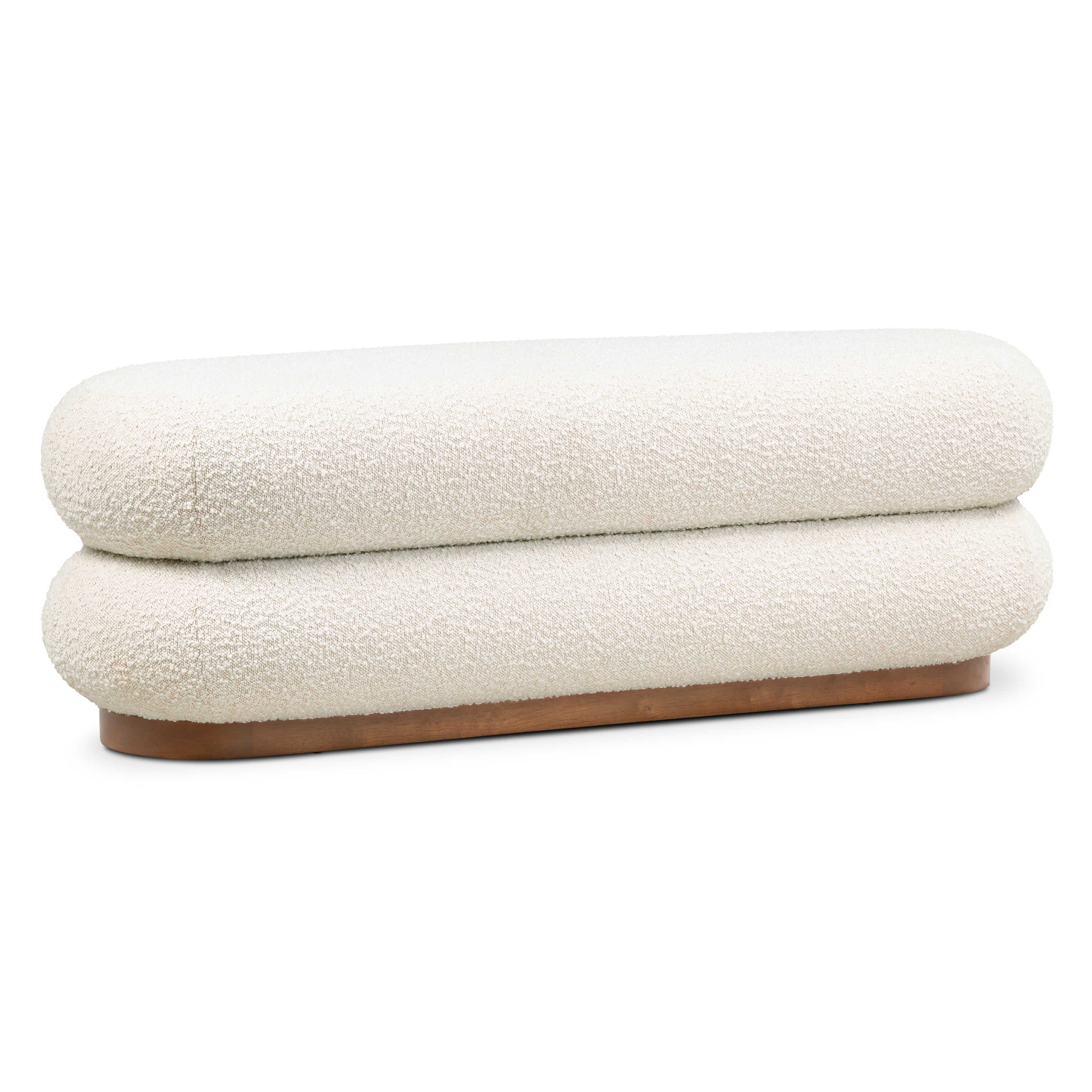 Banc | Bouclé Blanc Écume
