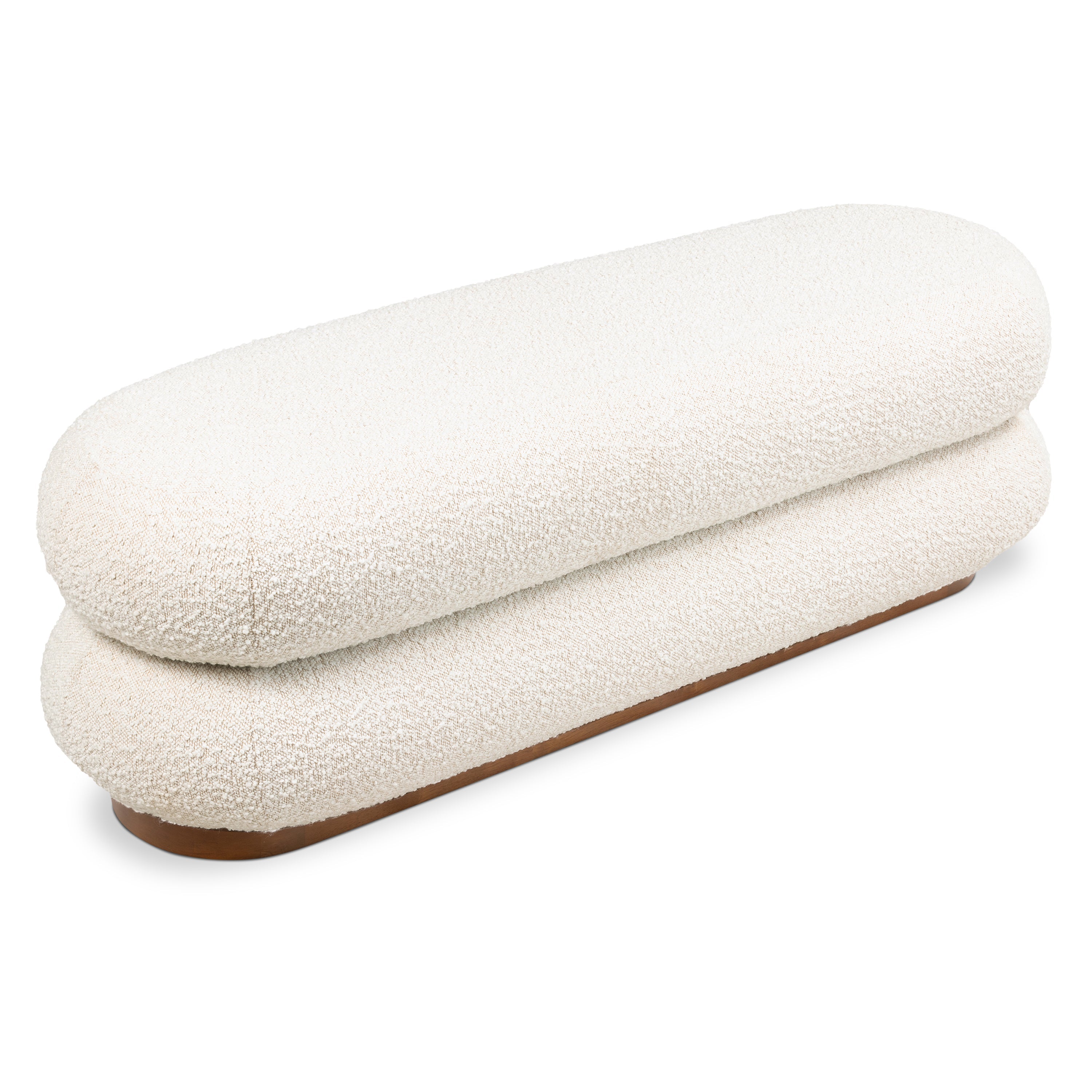Banc | Bouclé Blanc Écume