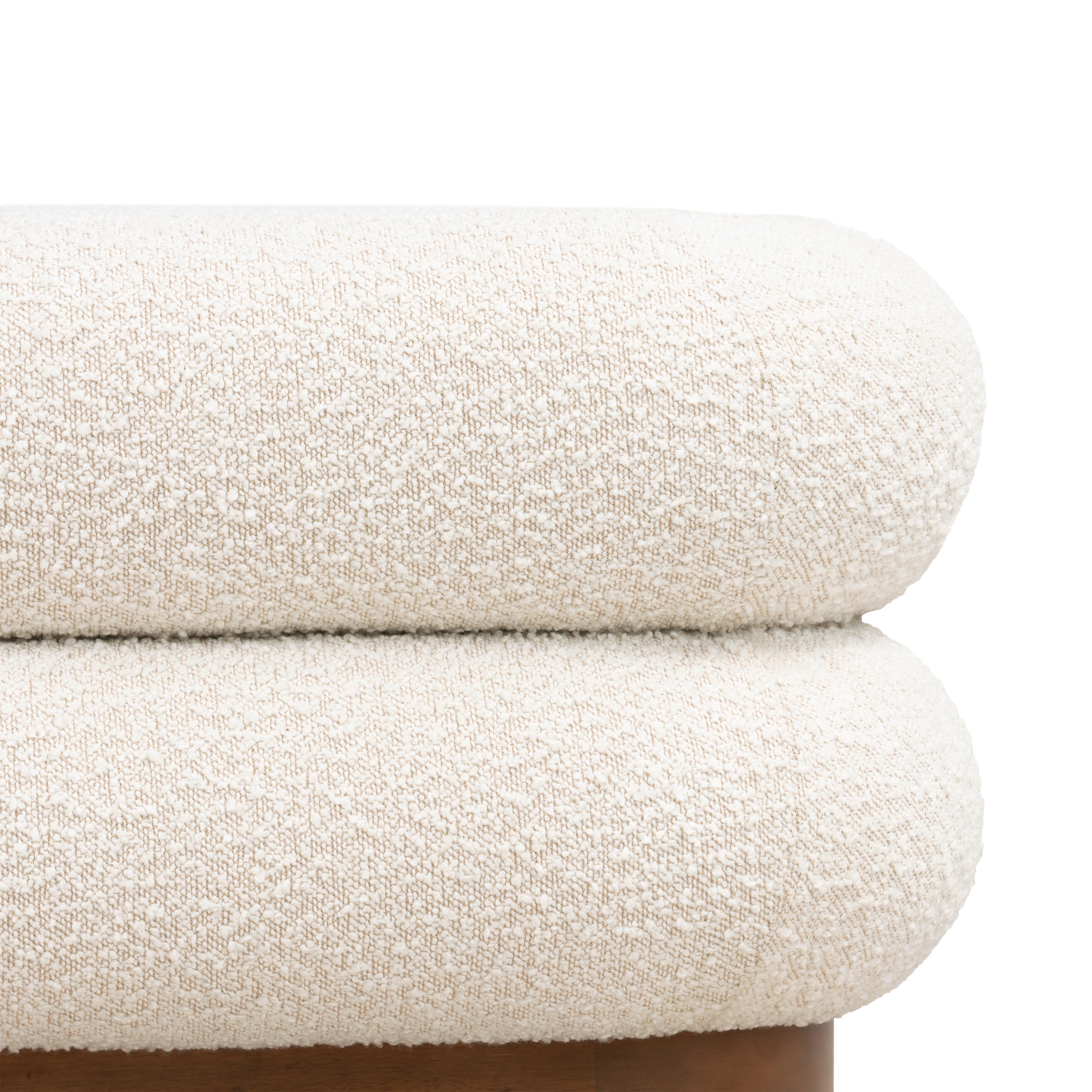 Banc | Bouclé Blanc Écume
