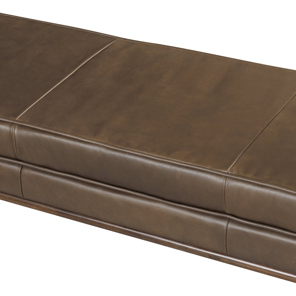 Banc en cuir 53,5 | Marron cacao