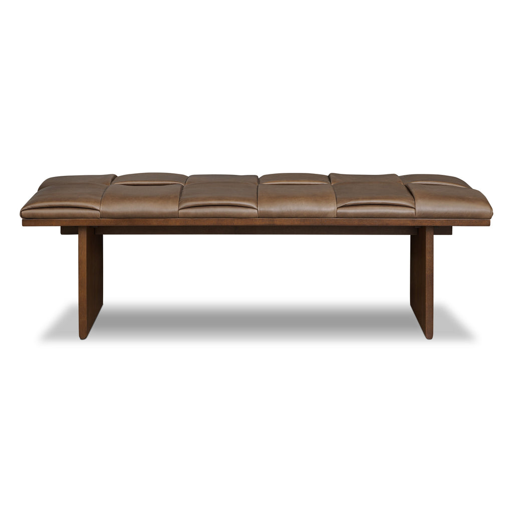 Banc en cuir 55 | Brun Cacao