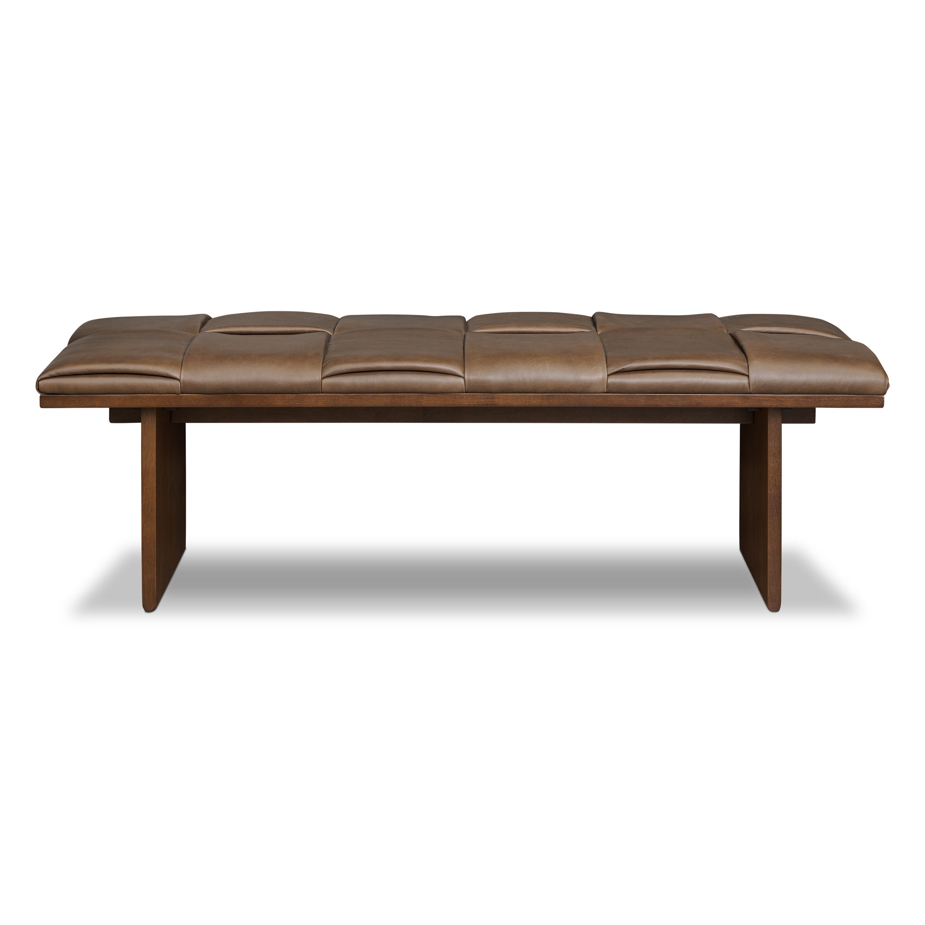 Banc en cuir 55 | Brun Cacao