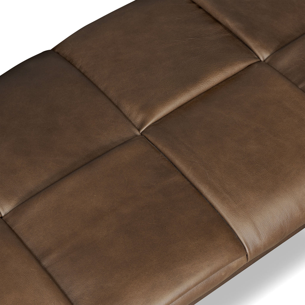 Banc en cuir 55 | Brun Cacao