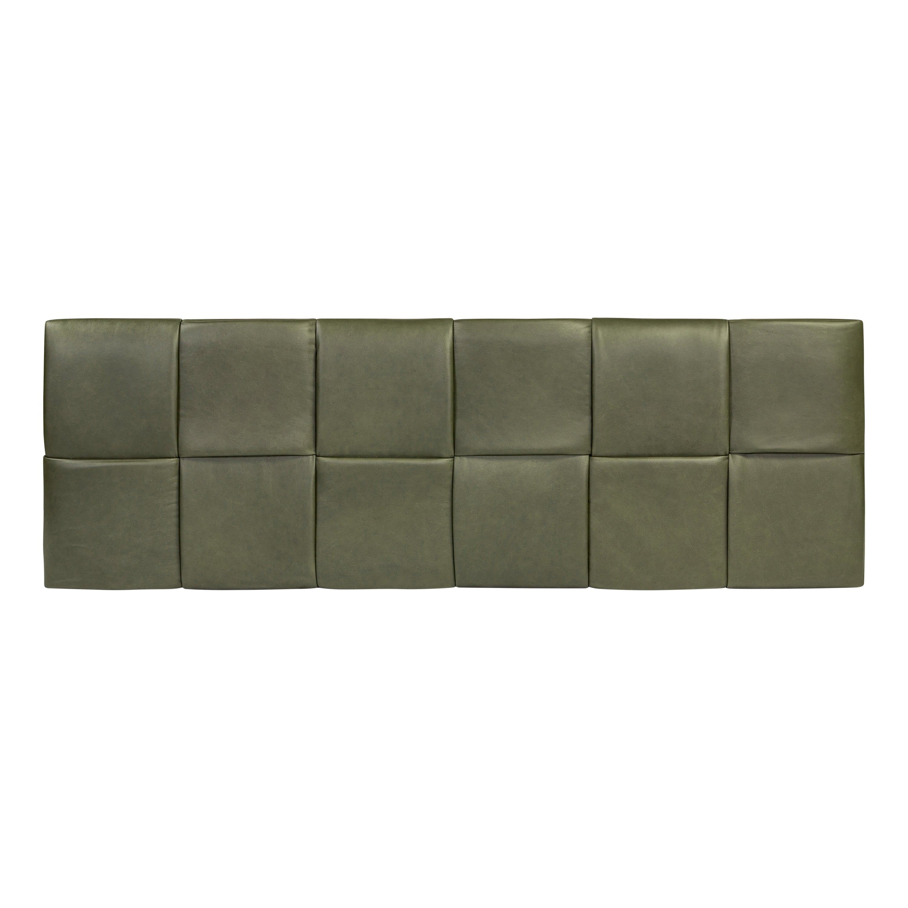 Banc en cuir 55 | Vert olive