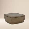 Banc de rangement en cuir | Marron châtaigne