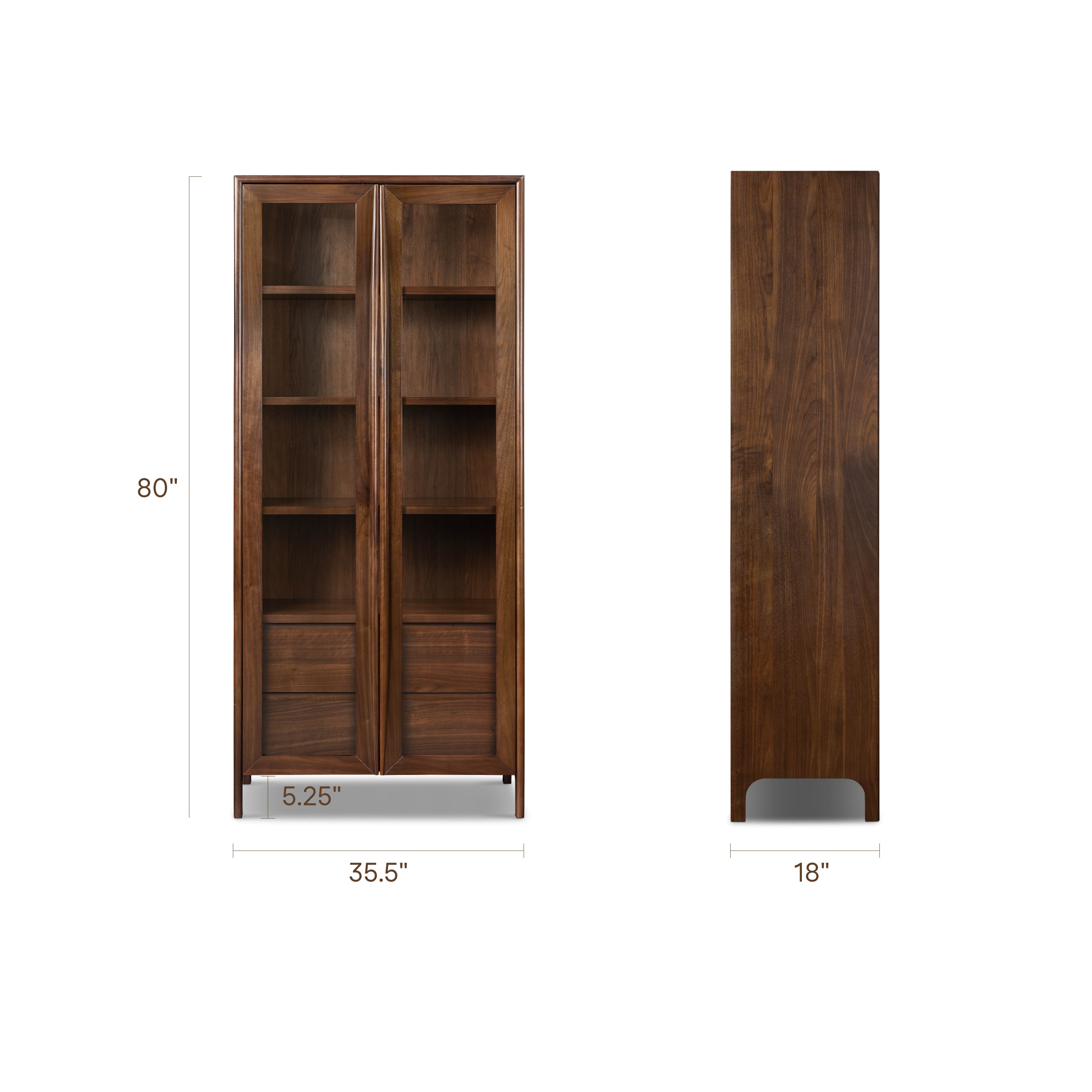 Meuble bas 35,5 | Noyer