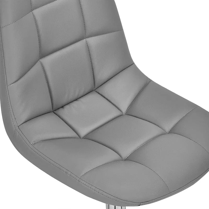 Chaise de bureau à domicile sans accoudoirs Javlergo, chaise de bureau d'ordinateur réglable en hauteur avec roulettes
