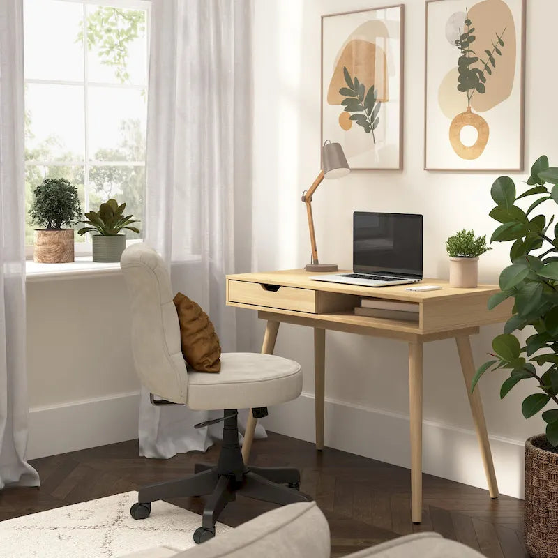Bush Furniture Nora Bureau d'ordinateur 40W avec rangement