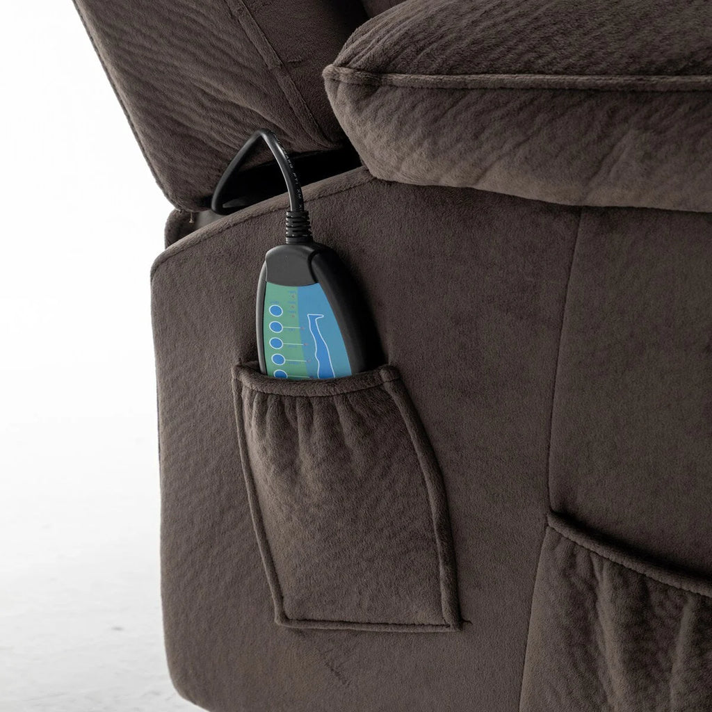 Fauteuil inclinable électrique releveur de massage chauffant