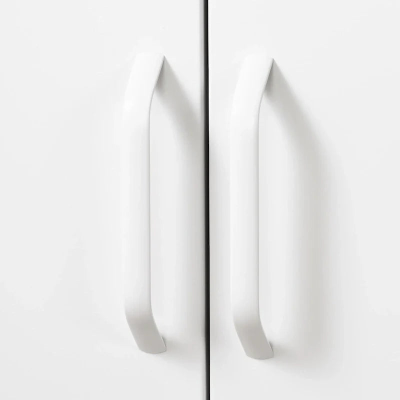 Armoire de rangement métallique à 2 portes avec étagères réglables
