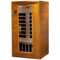 Sauna infrarouge lointain à faible champ électromagnétique pour 2 personnes, en bois de pruche du Canada