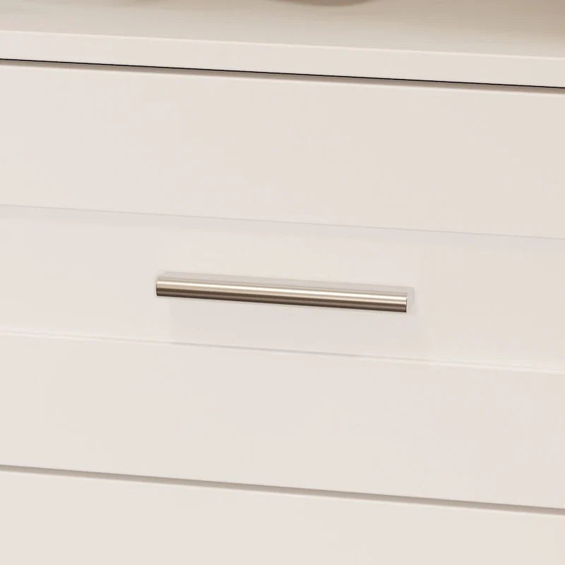Armoire d'angle avec 2 tringles, un porte-pantalons et un rangement à chaussures